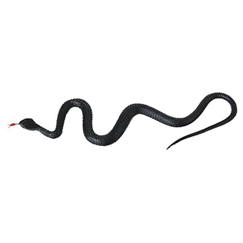 Rubber Snake Pretend Trick Toy Garden Props-Green Loot Party Bag Fillers